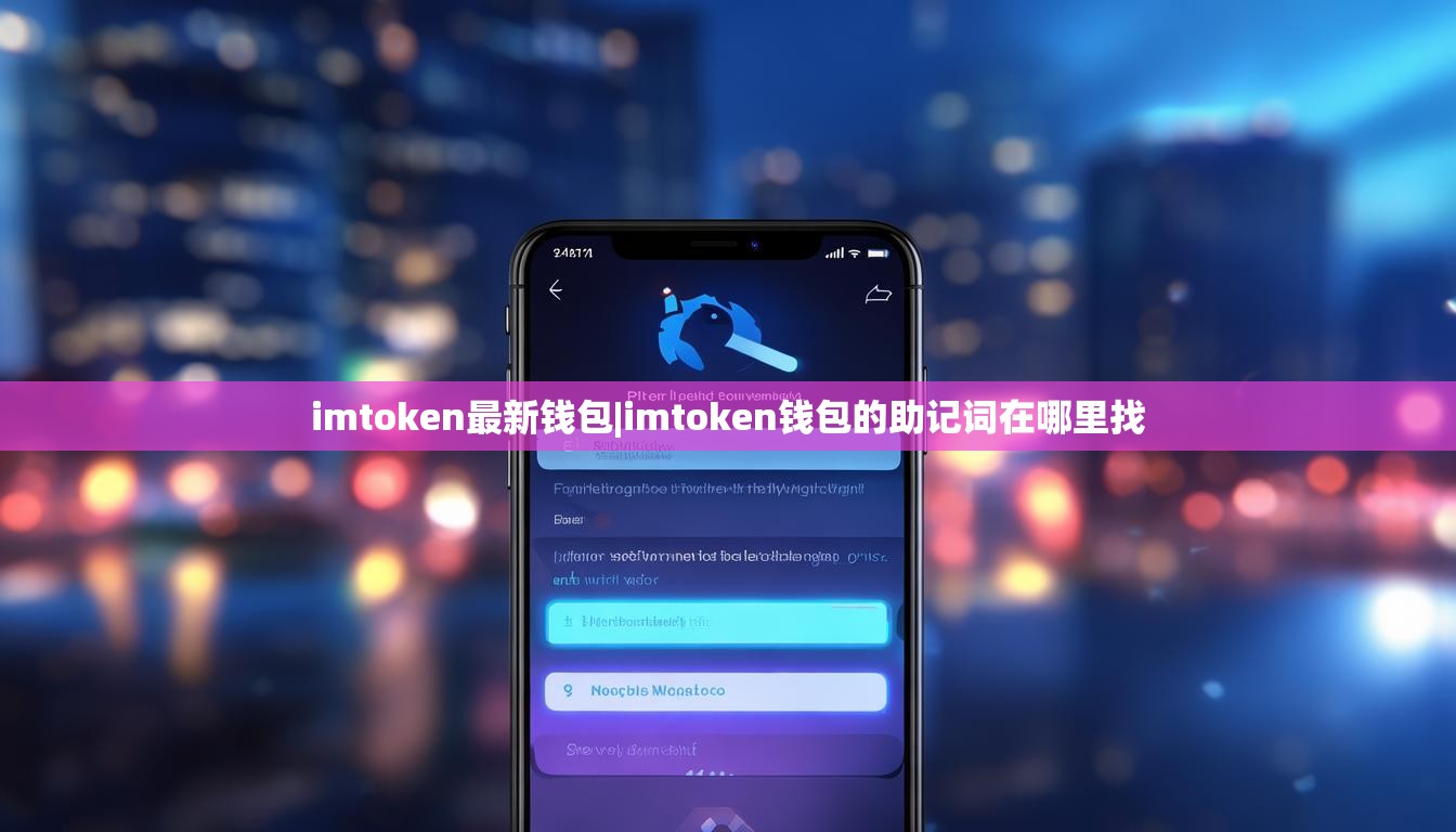 imtoken最新钱包|imtoken钱包的助记词在哪里找